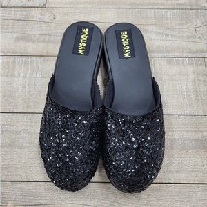Mystique Slip On Style Shoes in Black Size-10 NWT